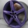 диск покрашеный  баллончиком Фиолетовым / Pure Purple Plasti Dip 